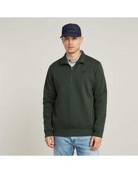 G-Star - Premium Core Half Zip Sweater - Lyst
