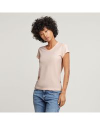 G-Star - Eyben Slim V-Neck Top 2.0 - Lyst