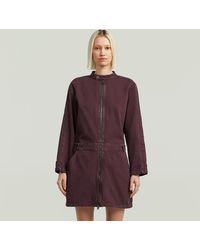 G-Star - Moto Mini Dress - Lyst