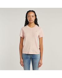 G-Star - Overdyed Front Seam T-Shirt - Lyst
