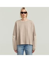 G-Star - Washed 3D Mix Oversized T-Shirt - Lyst