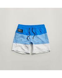 G-Star - Dirik Color Block Swim Shorts - Lyst