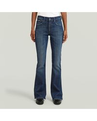 G-Star - 3301 Flare Jeans - Lyst