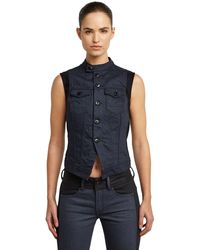 G-Star - Pitched Hem Slim Vest Pm 2.0 - Lyst