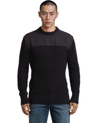 G-Star - Army Rib Knit Pullover - Lyst