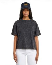 G-Star - Washed G-Script T-Shirt - Lyst