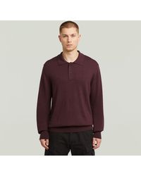 G-Star - Premium Core Dunda Polo Knit - Lyst
