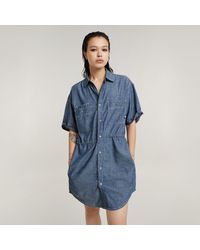 G-Star - Jurk Relaxed Drawcord - Lyst