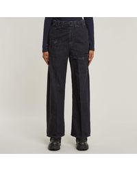 G-Star - Belted Cargo Loose Jeans - Lyst