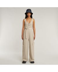 G-Star - Overdyed Utility Loose Jumpsuit - Lyst