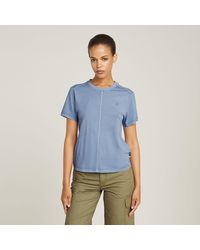 G-Star - Overdyed Front Seam Top - Lyst