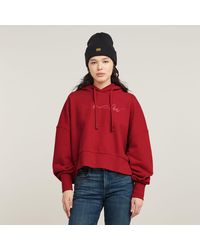 G-Star - G-Script Oversized Hoodie - Lyst