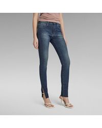 G-Star RAW - 3301 Skinny Slit Jeans - Lyst