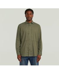 G-Star - Panelled Pocket Regular Shirt - Lyst