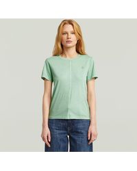 G-Star - Overdyed Front Seam T-Shirt - Lyst