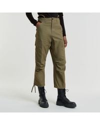 G-Star - Cargo Cropped Drawcord Pants - Lyst