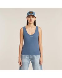 G-Star - Débardeur Slim Rib - Lyst