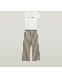 G-Star - Tee And Wide Leg Pant Pajamas Set - Lyst