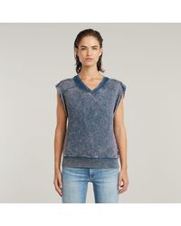 G-Star - Washed Sweater - Lyst