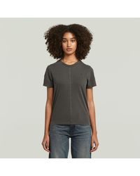 G-Star - Overdyed Front Seam T-Shirt - Lyst