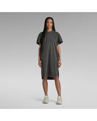G-Star RAW - Overdyed Loose T-Shirt Kleid - Lyst