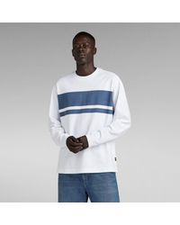 G-Star RAW - Placed Stripe Boxy T-Shirt - Lyst