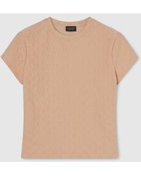 Gucci - Gg Jersey Jacquard T-Shirt - Lyst