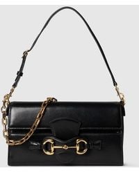 Gucci - Horsebit Ristretto Medium Shoulder Bag - Lyst