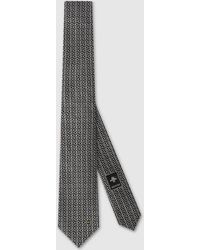 Gucci - ホースビット シルクジャカード ネクタイ, ブラック, シルク - Lyst