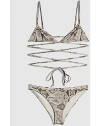 Gucci - Printed Stretch Jersey Bikini - Lyst