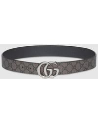 Gucci - Cintura Reversibile Gg Marmont, Taglia 100 - Lyst