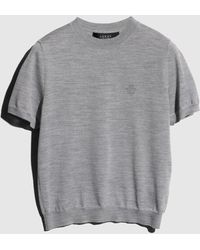 Gucci - Silk Wool T-Shirt With Embroidery - Lyst