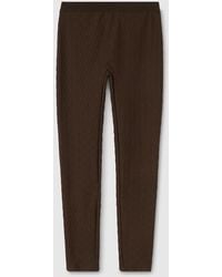 Gucci - Gg Jersey Jacquard Leggings - Lyst
