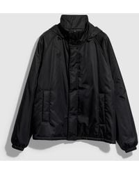 Gucci - Nylon Gabardine Zip Jacket With Embroidery - Lyst