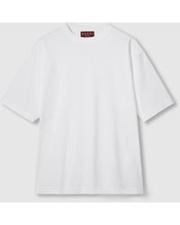 Gucci - Camiseta de Punto de Algodón con Bordado - Lyst