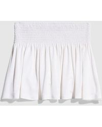 Gucci - Silk Jersey Skirt With Embroidery - Lyst