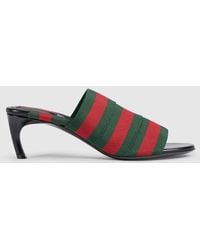 Gucci - Mule Sandal With Web, Uk - Lyst
