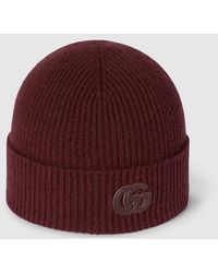 Gucci - Gorro De Cashmere Con Parche, Talla - Lyst