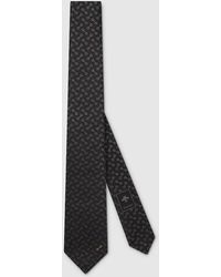 Gucci - ホースビット シルクジャカード ネクタイ, ブラック, シルク - Lyst