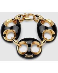Gucci - Marina Chain Enamel Bracelet - Lyst