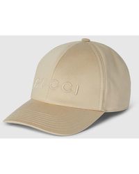 Gucci - Baseballkappe Aus Baumwolle Mit Stickerei, Größe - Lyst
