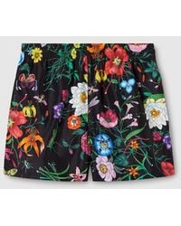 Gucci - Printed Nylon Swim Shorts - Lyst