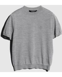 Gucci - Silk Wool T-Shirt With Embroidery - Lyst