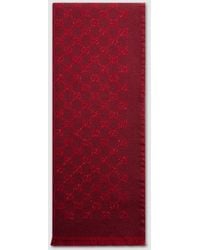 Gucci - Gg Wool Viscose Lamé Jacquard Scarf - Lyst