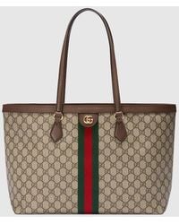 Gucci - Ophidia Large Tote Bag, Gg Canvas - Lyst