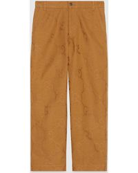 Gucci Bee Jacquard Pajama Pant in Green for Men