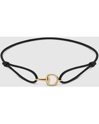 Gucci - Horsebit 18K Charm Bracelet - Lyst