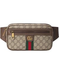 Gucci Ophidia GG Supreme Canvas Belt Bag - Natural