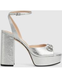 Gucci - Horsebit Platform Sandal, Size 35 It - Lyst