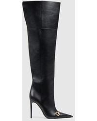 Gucci - Donna Slip-On Boot, Leather - Lyst